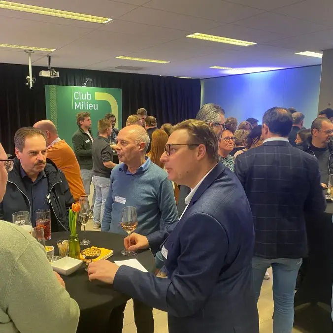 netwerking tijdens Club Milieu
