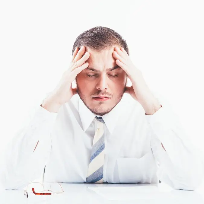 medewerker onder druk
