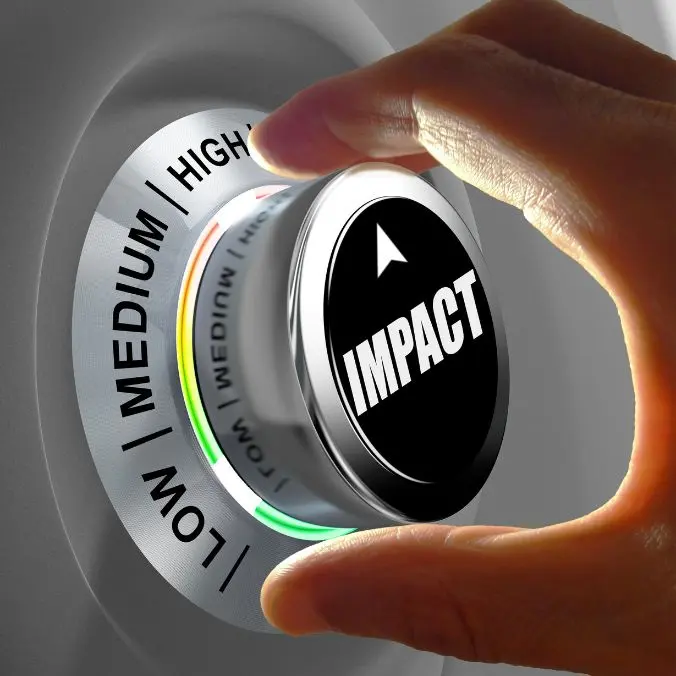 iemand bepaalt de impact van een opleiding