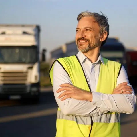 vrachtwagenchauffeur volgt opleiding Code95