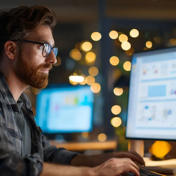 man evalueert feedbacksysteem per doel