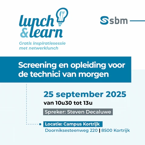 Screening en opleiding voor de technici van morgen - SBM